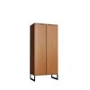 Manhattan Comfort Lexington 59.72 Bookcase with 4 Shelves in Maple Cream