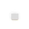 Manhattan Comfort Liberty Mid-Century Modern Nightstand 1.0 with 1 Cubby Space and 1 Drawer in White and 3D Brown Prints