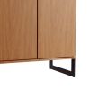 Manhattan Comfort Lexington 59.72 Bookcase with 4 Shelves in Maple Cream